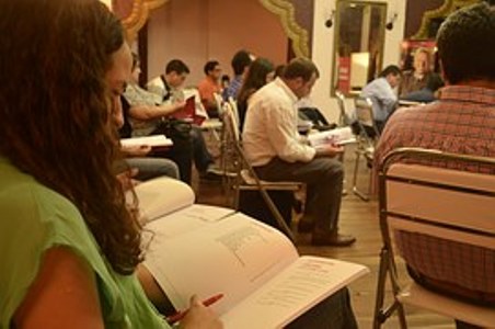 studying